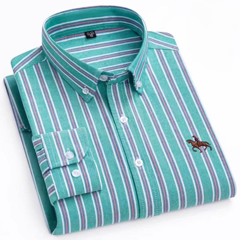 6XL 100% 코튼 옥스포드 화이트 셔츠 남성 셔츠  - Oxford Cotton Casual Shirt Business 리뷰 및 가격