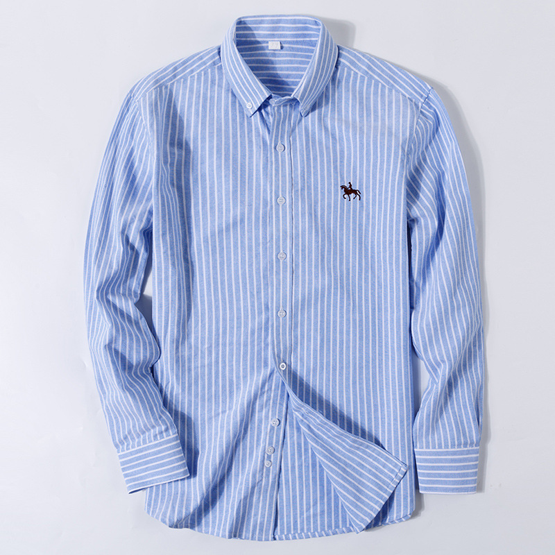 6XL 100% 코튼 옥스포드 화이트 셔츠 남성 셔츠  - Oxford Cotton Casual Shirt Business 리뷰 및 가격