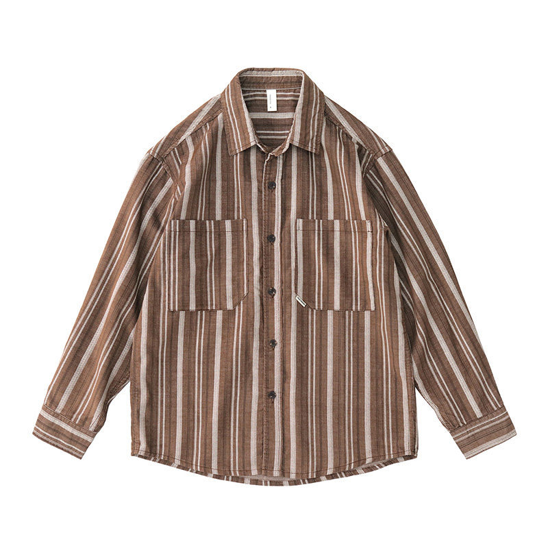남성용 일본풍 빈티지 스타일의 캐주얼한 넉넉한 핏의 코 - Corduroy Button Up Shirt Men 리뷰 및 가격