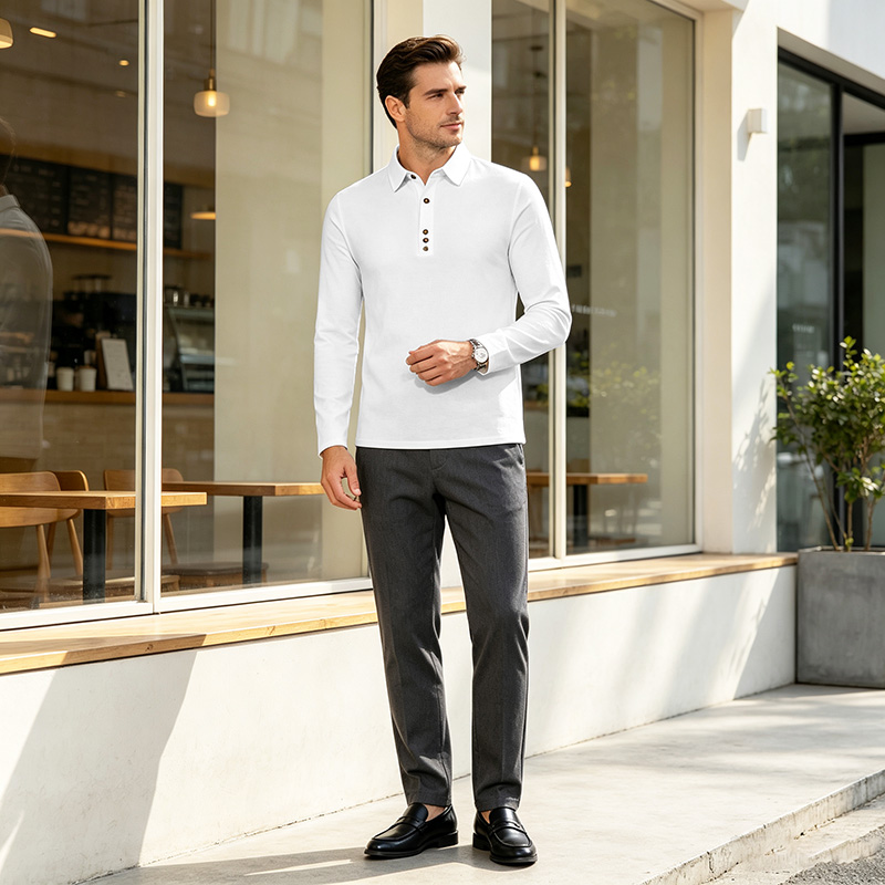 남성용 면 린넨 긴소매 셔츠, 라펠 하프 버튼, 레귤러 - Mens Linen Shirt Long Sleeve 리뷰 및 가격