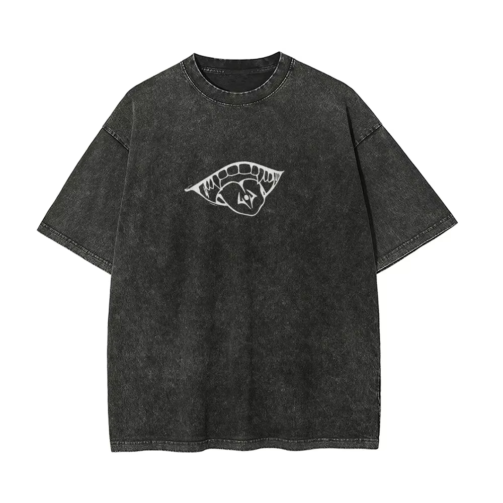 Jujutsu Kaisen Sukuna T 셔츠 남성  - Acid Wash Vintage Graphic T Shirt 리뷰 및 가격