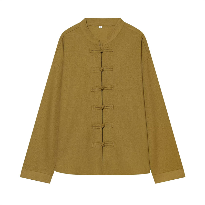 구오비오지 여성 셔츠 2026년 초가을 신상 레트로 긴 - Mens Linen Shirt Long Sleeve 리뷰 및 가격